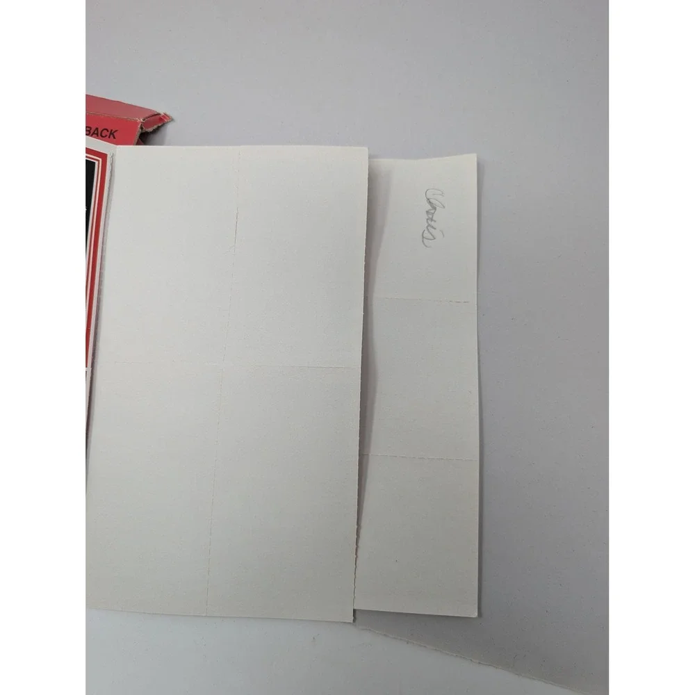 Vintage 1991 WWF Superstars Valentines‎ Cards Uncut Sheets Hulk Hogan Macho Man